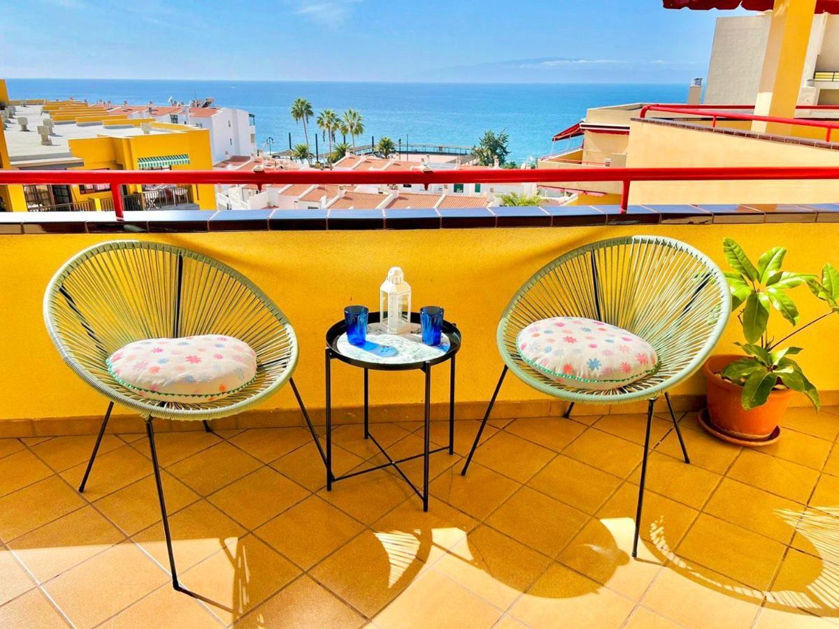 Cozy Beachfront Flat With Pool & Panoramic Sea View Terrace Puerto de Santiago (Tenerife) Exterior foto